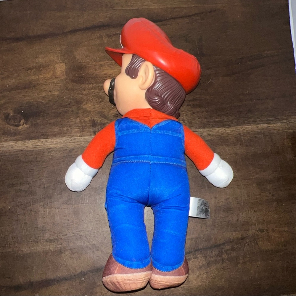 Super Mario Bros Movie MARIO Poseable Plush Figure Jakks Pacific Toy Nintendo - Picture 14 of 16